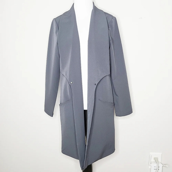 Betabrand Gray Travel Dress Suit Jacket S - Picture 2 of 9